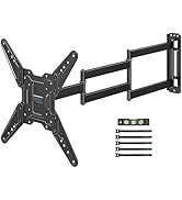 BONTEC TV Wall Mount for 26–65 Inch Flat and Curved Screens with 37.4 Inch Long Extension, Full M...