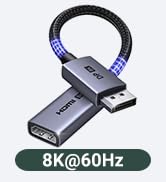 8K dp to hdmi
