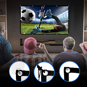 projector screen indoor outdoor with stand