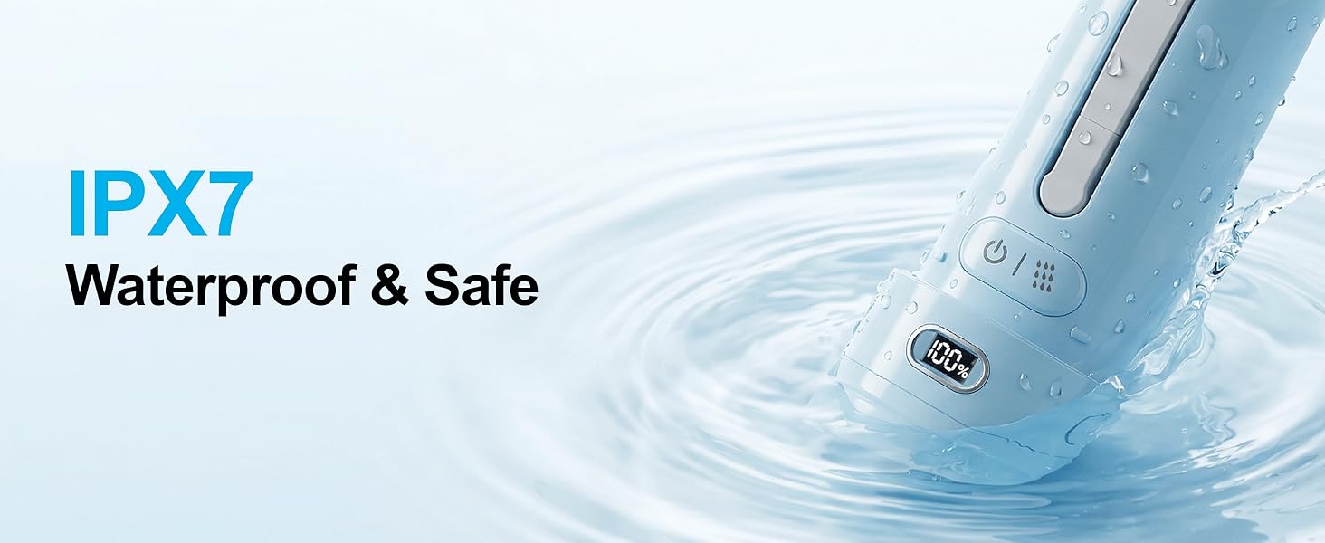 Electric portable bidet for travel IPX7 waterproof