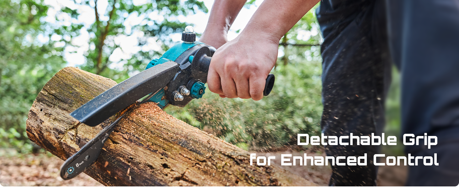 Mini Chainsaw Cordless Battery Powered: 8 inch 6 inch Electric Chain Saw