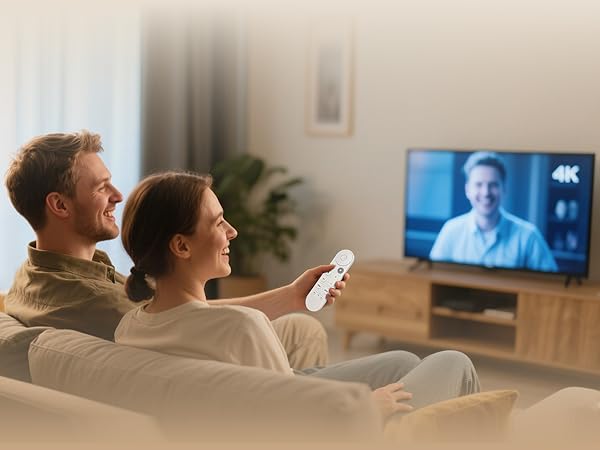 Voice Replacement Remote Control for Chromecast-Google-TV 4K/HD, for Google-TV-Streamer-Remote 4K