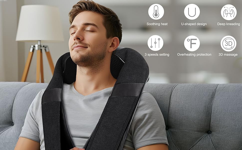 neck massager with 2