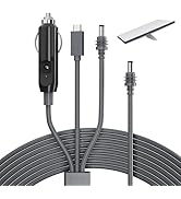Starlink Mini 3 in 1 DC Power Cable 10FT, 100W+ USB C 12-24V Cigarette Lighter Plug and DC Male P...
