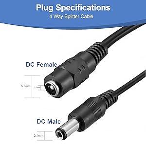 4 camera power splitter