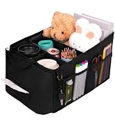 HEYSKAY Car Seat Organizer-Passenger Seat Organizer, Collapsible Small Car Seat Organizer for Con...