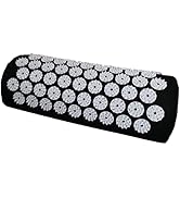 Acupressure Massage Pillow Acupuncture Massager for Neck Back Head Pain Relief,Black