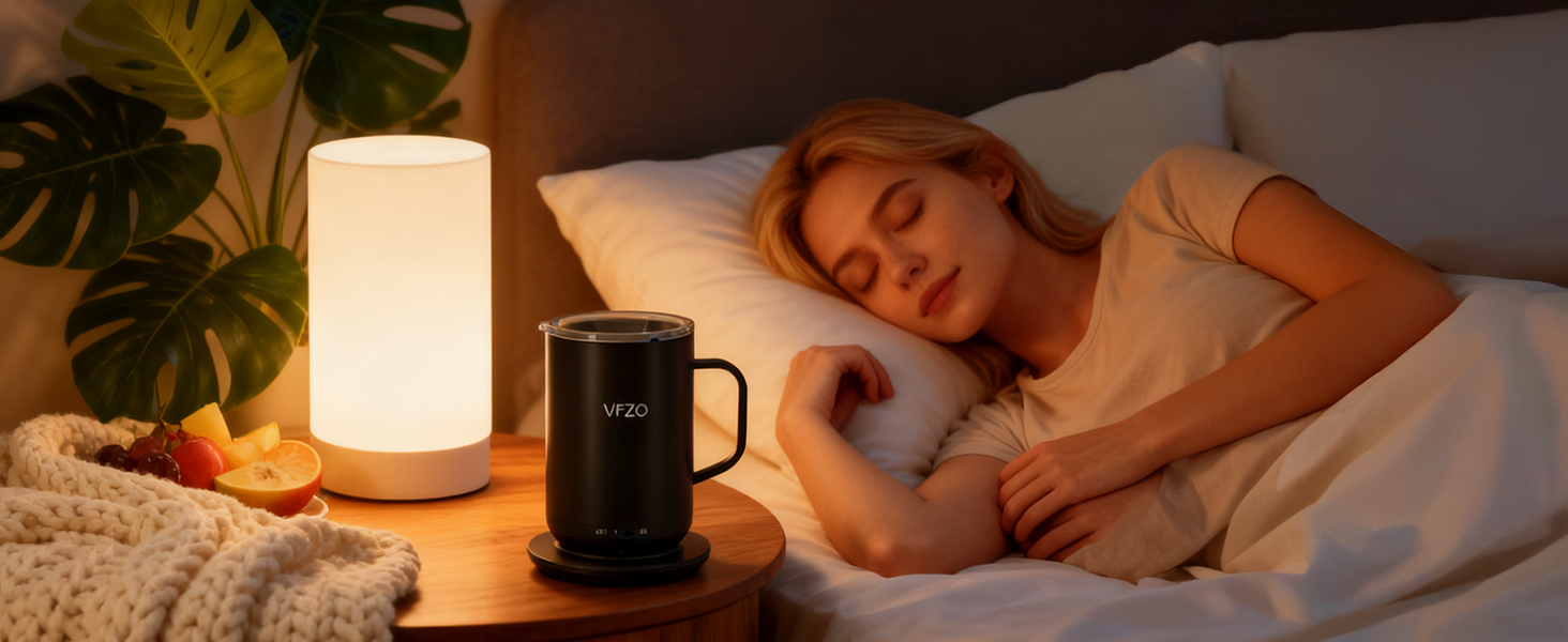 Intelligent heated coffee mug