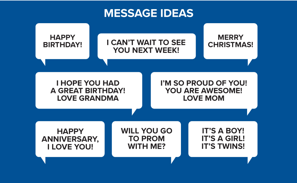 card messages ideas for recording