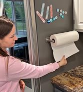 magnetic paper towel holder for fridge