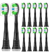 Zekuavi Replacement Brush Head Compatible with Phillips Sonicare Electric Toothbrush, 12 Pack Too...