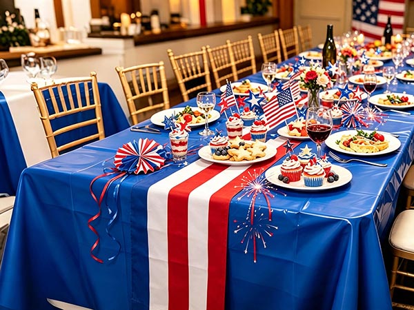 Blue Tablecloth
