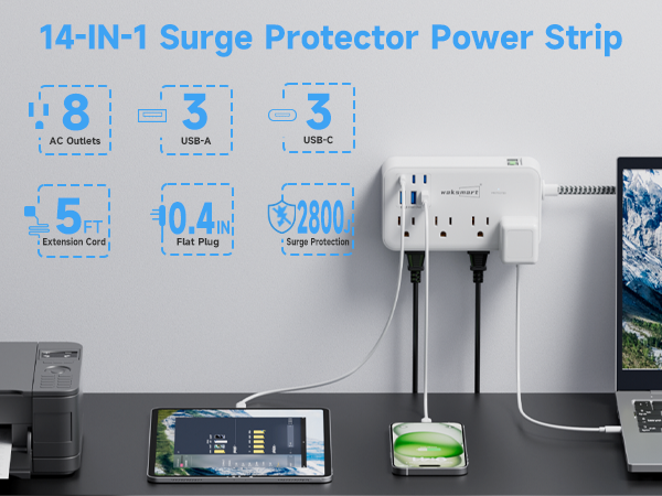 surge protector with usb ports