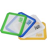 Nonstick Silicone Slick Mat Pad [4-PACK] for Wax / Art (Dabs of Hot Glue) - Small - 5 X 4 Inch
