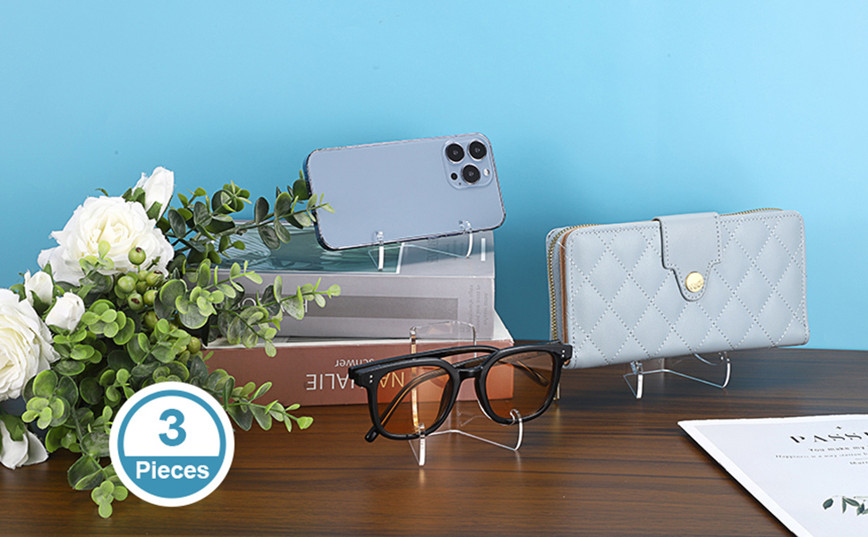 Clear Acrylic Wallet Purse Display Stand