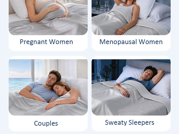 Pregnant Women; Women in Menopause; Couples; Sweaty Sleepers