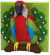 BDYDT Wall Art Parrot Building Blocks Set; A Wall Decor Set for Adults Who Love Creative Hobbies(...