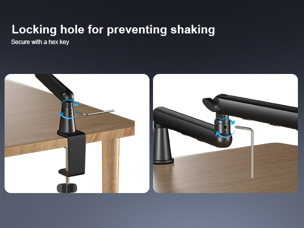 microphone stand desk