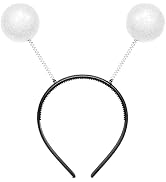 Tedercle Alien Antenna Headband, Space Martian Costume Hairband for Halloween