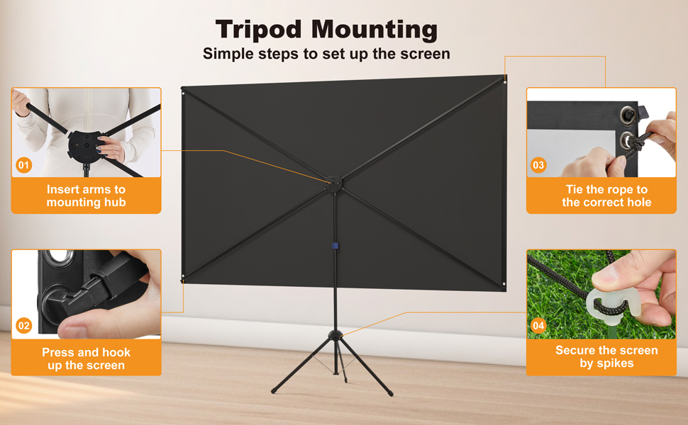 portable projector screen