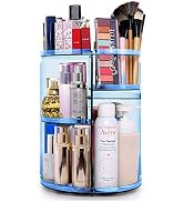sanipoe 360 Rotating Makeup Organizer, Makeup Carousel Spinning Holder Storage Rack, Large Capaci...
