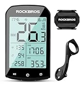 ROCKBROS Bike Computer Wireless Cycling Computers ANT+ Bluetooth Bike Speedometer Odometer Bicycl...