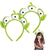 DIYASY Three-eyed Headband, 2Pcs Toy Plush Three eyes Headwear Halloween 3 Eyeball Costume Cute H...