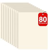 Card Stock Paper 8.5 * 11 Inch Off-White Paper 40 Count