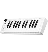 25 MIDI Keyboard Rechargeable 25-Key MIDI Control Keyboard Mini Portable USB Keyboard MIDI Contro...