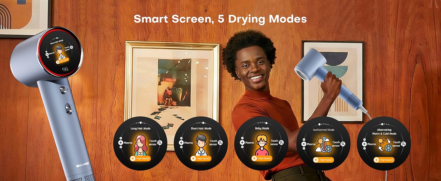 smart hair dryer