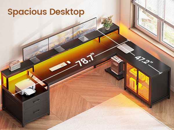 l shaped gaming desk