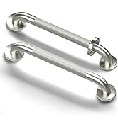 Grab Bars for Shower Heavy-Duty(2Pack) 16-Inch Knurled Stainless ADA Compliant 500lbs for Bathroo...