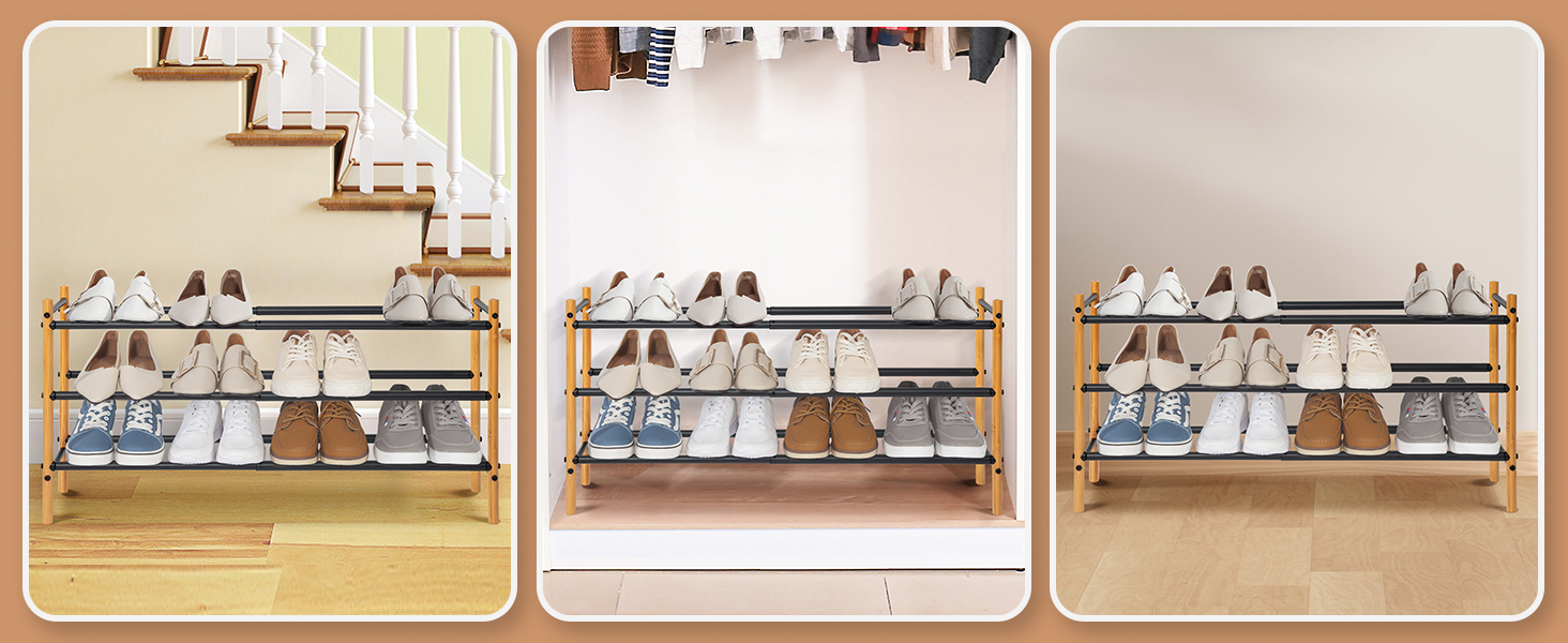 metal shoe rack