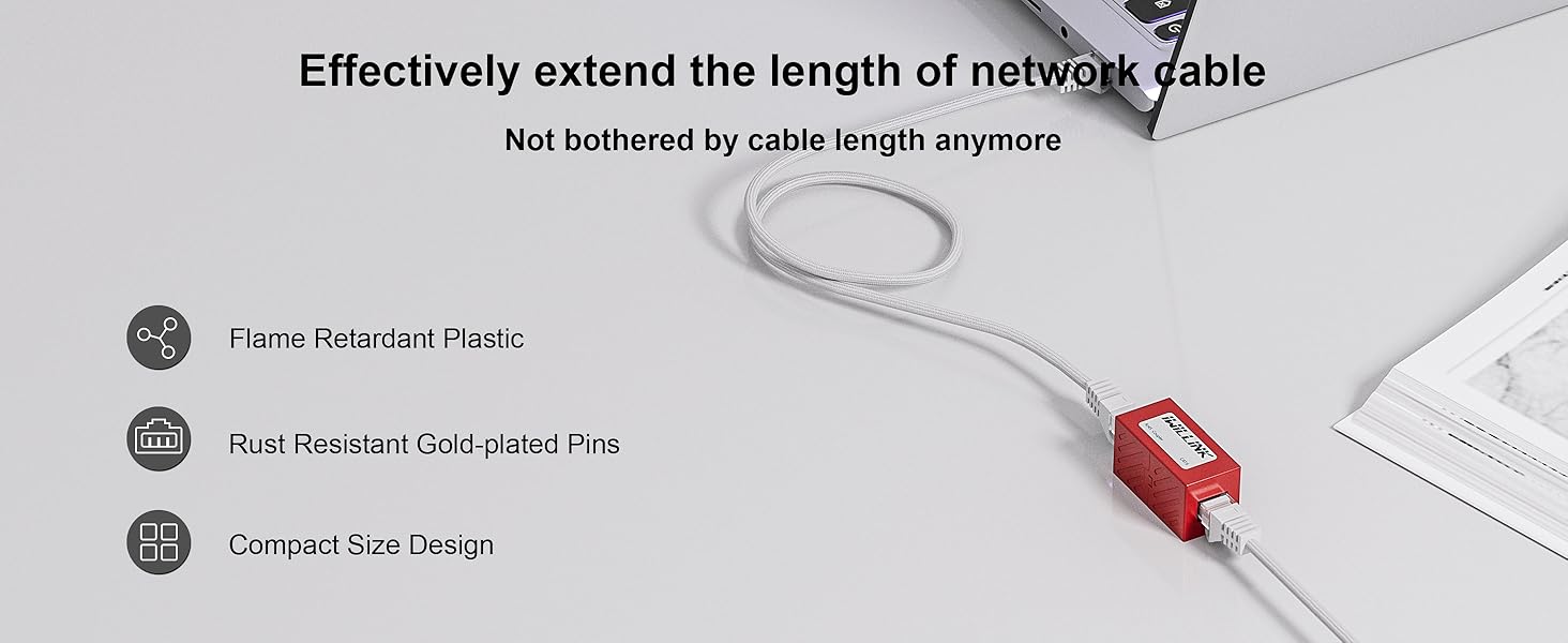 Effectively extend the length of network cable