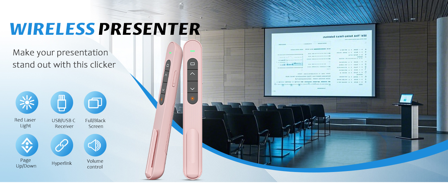 wireless presentation clicker