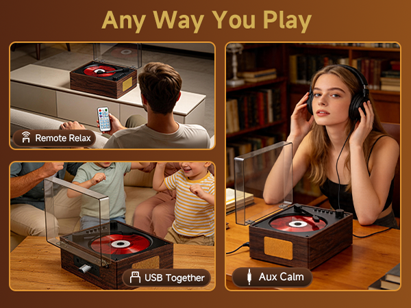 cd player for home retro vintage portable with bluetooth speakers desktop small gift kid battery