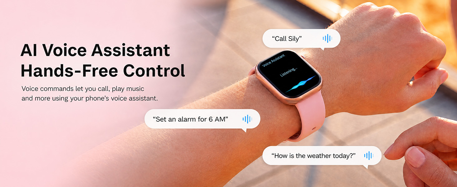 Voice commands let you call, play music and more using your phone’s voice assistant.