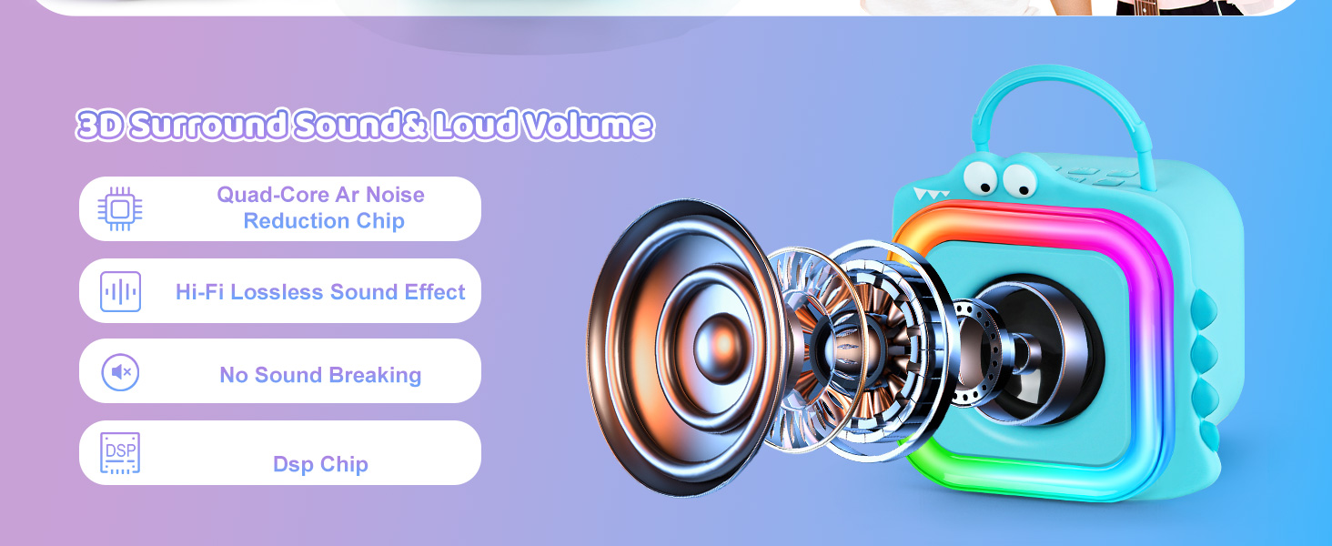 Mini Karaoke Machine for Kids