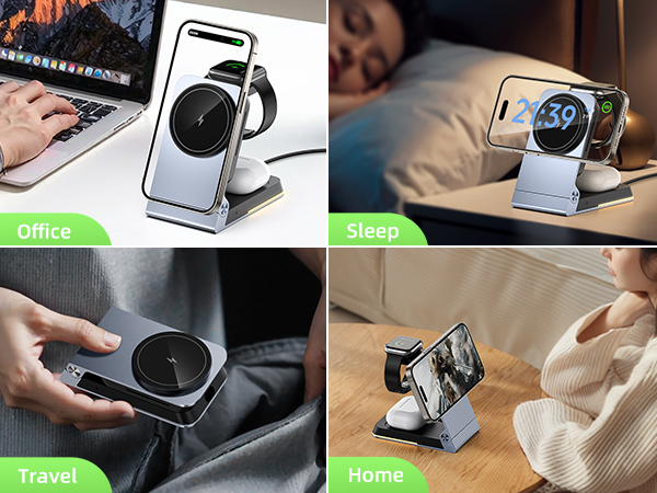 iphone and apple watch charging station