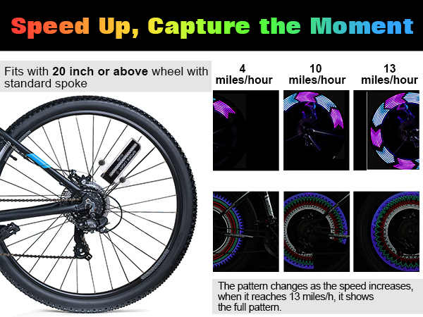 Waterproof Bicycle Rim Lights