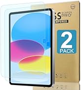 2 Pack Tempered Glass &amp; Blue Light Blocking Screen Protector Film for iPad A16 11 inch 2025/iPad ...