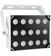 [Upgraded] Univivi IR Illuminator 15 LEDs 90 Degree Wide Angle IR Lights for Night Vision IP67 Wa...