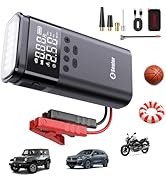 Jump Starter with Air Compressor, 6000A Battery Jumper Starter Portable, 12V Jump Box Car Jump St...