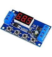 Ransanx 3.3V-15V DC Motor Controller 50W Forward and Reverse Controller Automatic Cycle Timing de...
