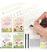 MOCUMEI Magic Reusable Copybook for Kids-Practice Copybook for Age 3-5 Calligraphy Simple Hand Le...