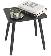 AWASEN Side Table, Small Black End Accent Table for Living Room Bedroom Office Small Spaces, Mode...