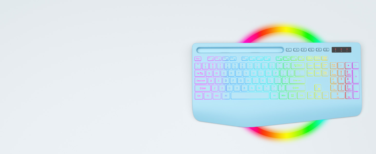 wireless keyboard backlit