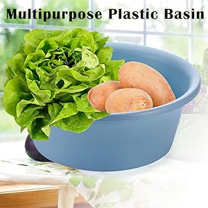 PP Small Multipurpose Washtub for Face Cleansing, Home Kitchen Sink Outdoor Indoor