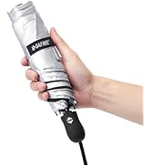 G4Free Travel Umbrella Ultralight UPF 50+ UV Protection Compact Umbrella Super Slim Small Mini Au...