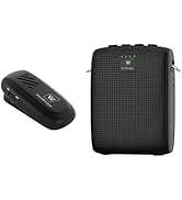 WinBridge Wireles Voice Amplifier with Bluetooth Lavalier Lapel Microphone for Teachers,Portable ...
